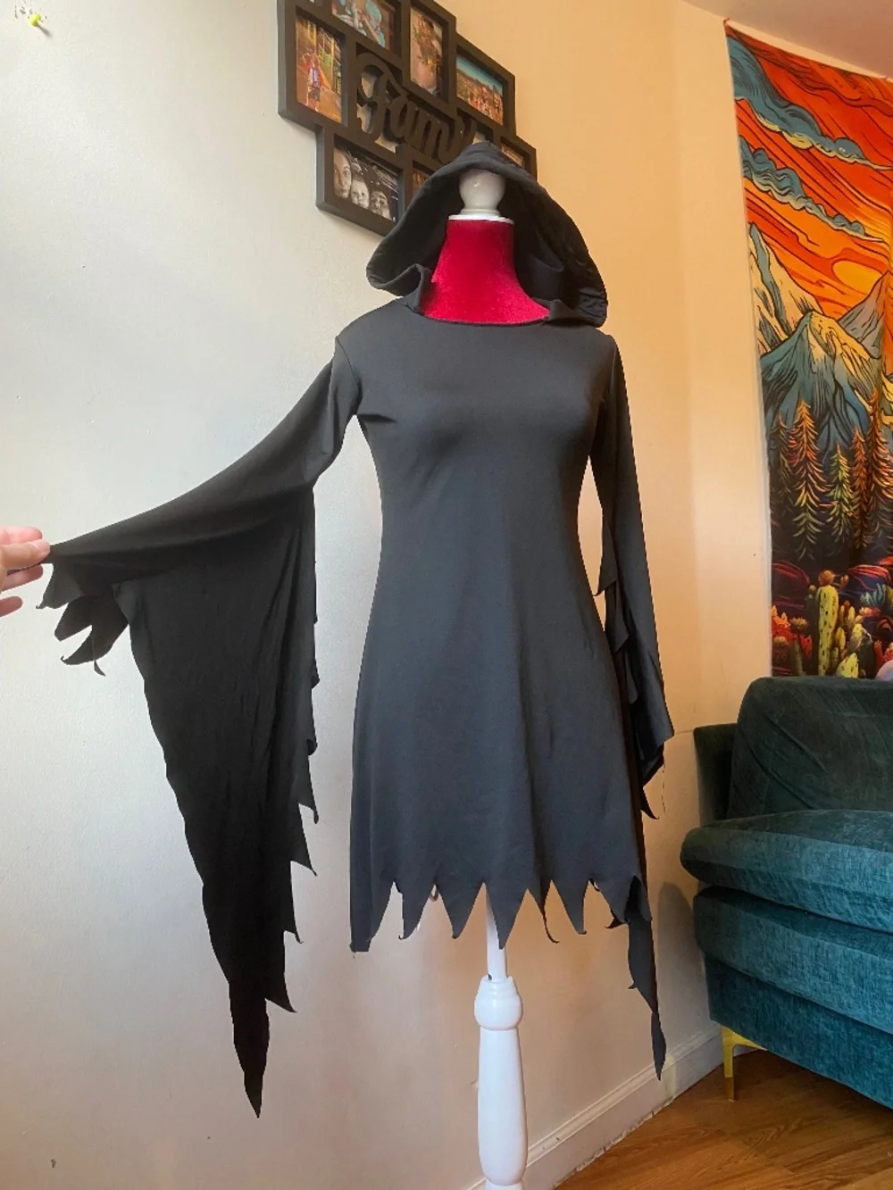 Glamour Ghost Face Dress Costume